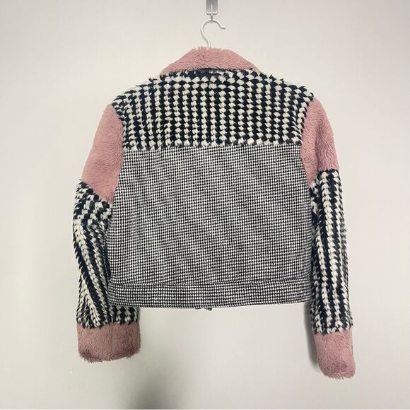 Kendall & Kylie Mix media faux fur jacket XS - Picture 11 of 12